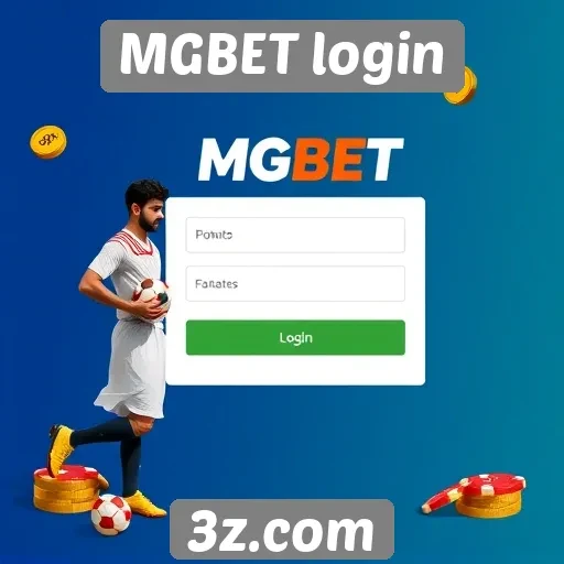 Interface do usuário do site MGBET